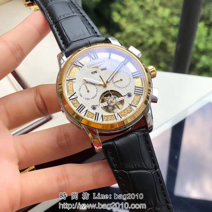 LONGINES浪琴 多功能新品 精品男士腕表 WSS0358